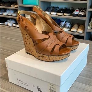 Chloe Renna Calf CH16066 Wedge Sandal